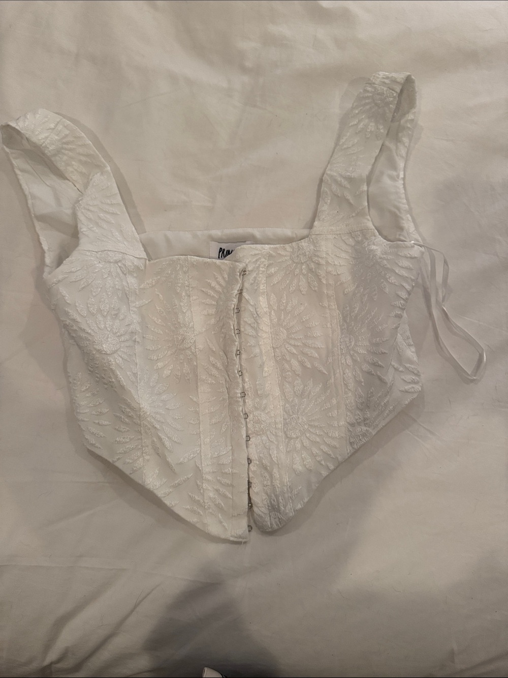 Princess Polly white corset top